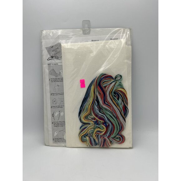 Sunset Counted Cross Stitch Kit "Let Freedom Ring" USA Patriotic Liberty 9X16 VT - Picture 4 of 4